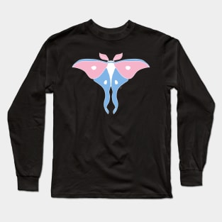 Trans luna moth Long Sleeve T-Shirt